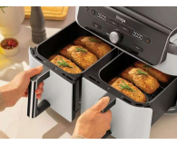 Ninja Air Fryer DZ901EUWH z podwójnym koszem biały - 1604097 - zdjęcie 5